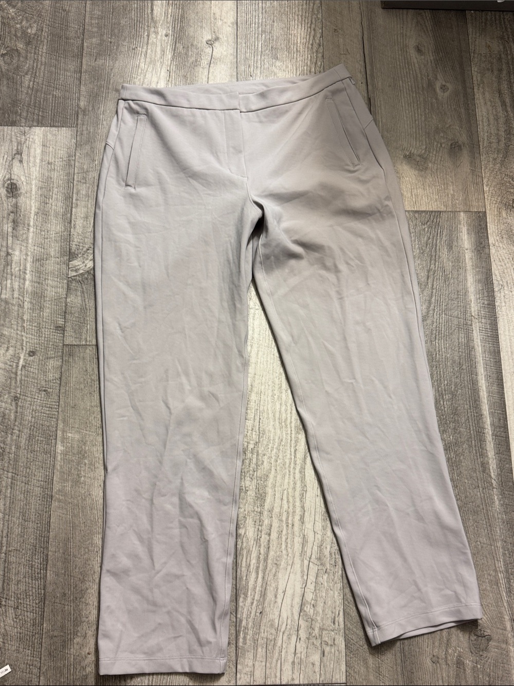 lululemon athletica Light Gray Straight Leg Ponte Pants